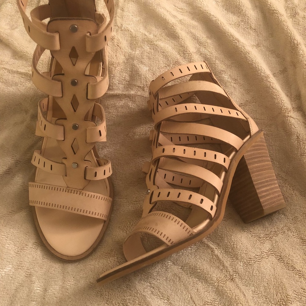 Dolce vita gladiator block heels